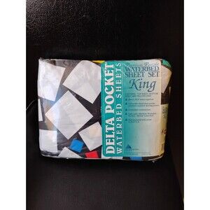 Delta Pocket Waterbed King Sheet Set